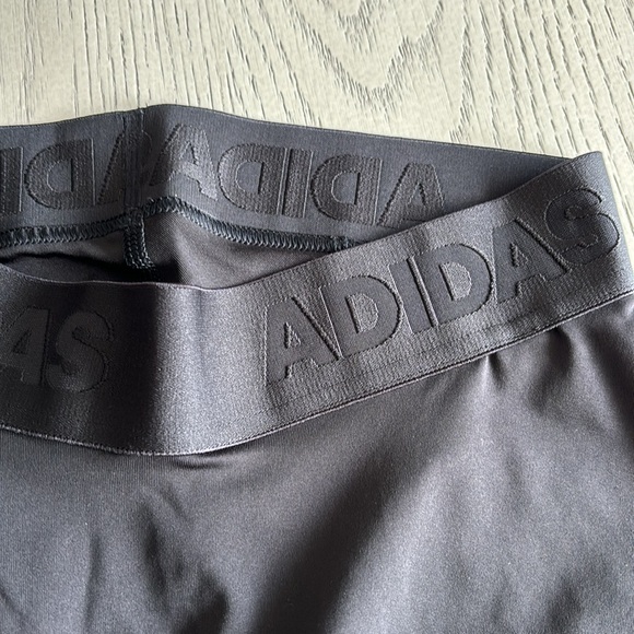 Adidas Womens Size M Alphaskin Climalite Crop Leggings Black - Picture 4 of 8